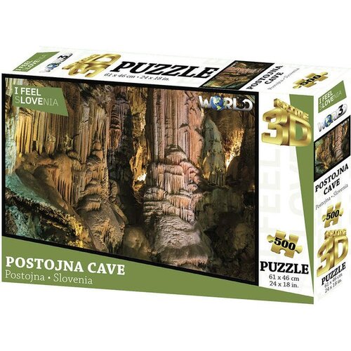 Prime 3d 500 delna 3D sestavljanka postojnska jama 61x46cm I FEEL SLOVENIA Cene