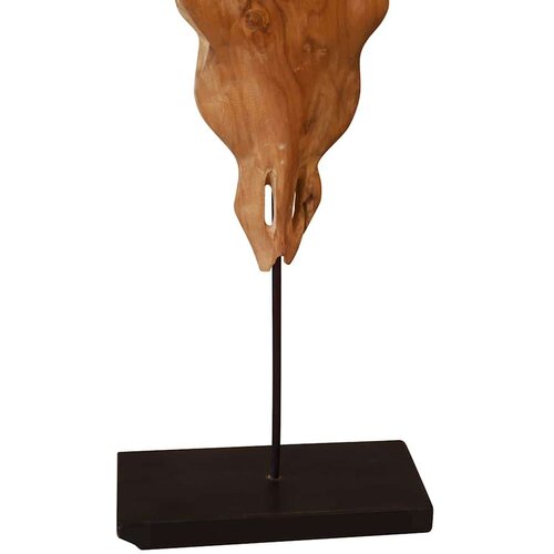  Skulptura lubanje bika tikovina 66x15x88 cm Slike
