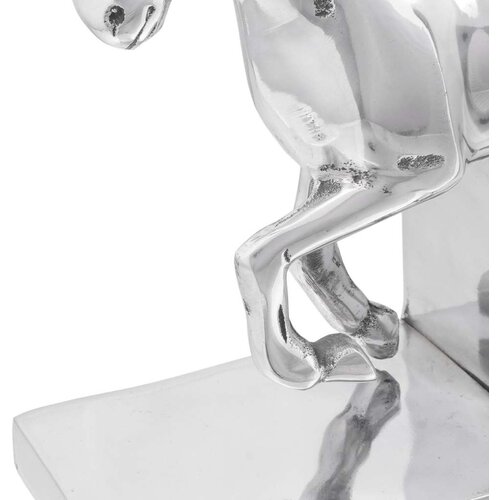 VidaXL držač za knjige Set od 2 Srebrna Aluminij 11 x 14 x 25 cm Slike