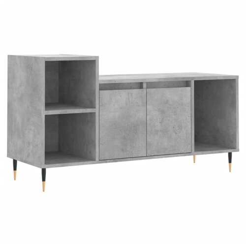 Maison Chic TV omarica - TV stojalo - Televizijska omarica betonsko siva 100x35x55 cm inženirski les, (21699378) Cene