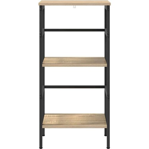VidaXL Polica Sonoma hrast 40 x 29,5 x 81 cm Konstruirano drvo Slike