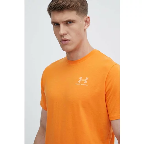 Under Armour Kratka majica moška, oranžna barva, 1326799