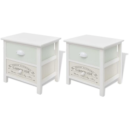 Maison Chic 2 Kosa Elegantna francoska Nočna omarica - Nočna miza les, (21686993) Slike