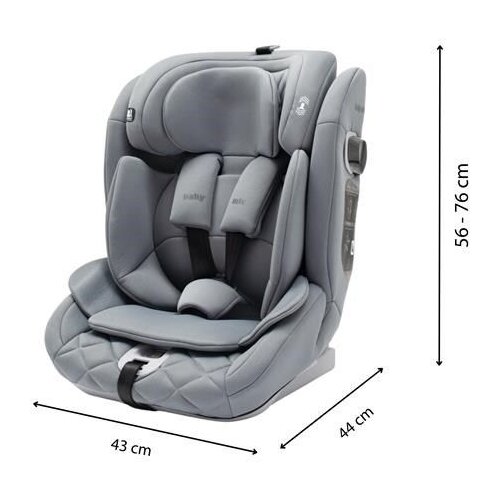 Baby Mix autosjedalica Hero Pro Grey Slike