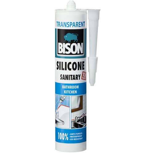  SANITARNI SILIKON 280ML BIJELI BISON Slike