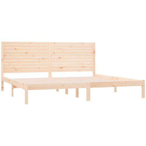  Okvir za krevet od masivnog drva 180 x 200 cm veliki bračni Slike