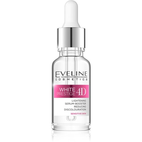 Eveline Cosmetics White Prestige 4D posvetlitveni korekcijski serum proti pigmentnim madežem za občutljivo kožo 18 ml Slike