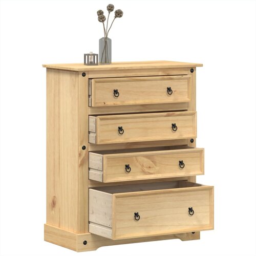 vidaXL Predalnik Corona 92x48x120 cm trdna borovina Cene