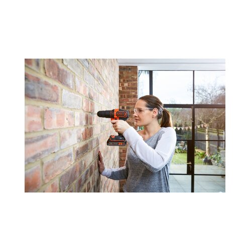 Black &amp;amp; Decker BDCHD18K akumulatorska bu&amp;scaron;ilica/izvijač, 2 brzine, kofer (18 V, 1,5 Ah) Slike