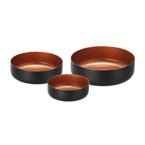  ZDJELE SET 3/1 INOKS CRNO/BRONČANE P1009 Cijene