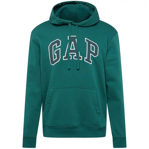 GAP Sweater majica mornarsko plava / tamno zelena / bijela