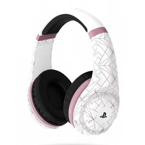 4gamers PS4 Rose Gold Edition Stereo Gaming Headset - Abstract White Slike