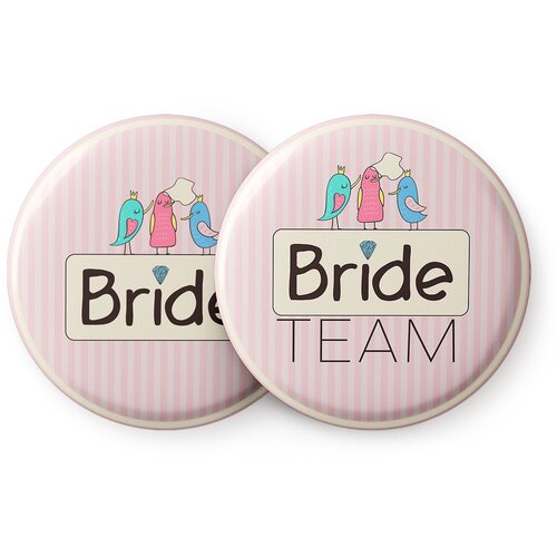 Spielehelden Značke Sweet Bride Dekliščina 12 značk 5,6 cm izjemno velike Darilo za dekliščino Cene