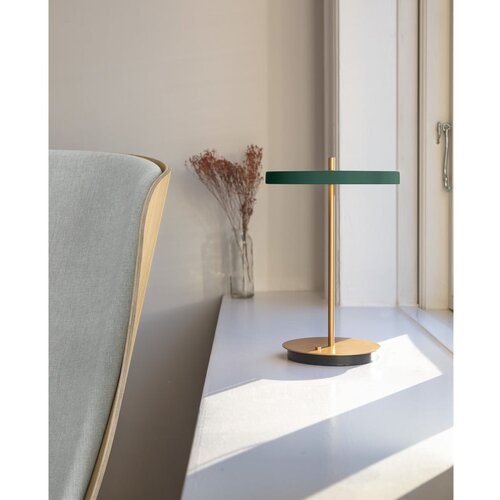 UMAGE zelena led stolna lampa s mogućnosti zatamnjivanja s metalnim sjenilom (visina 31 cm) asteria move &amp;ndash; Slike