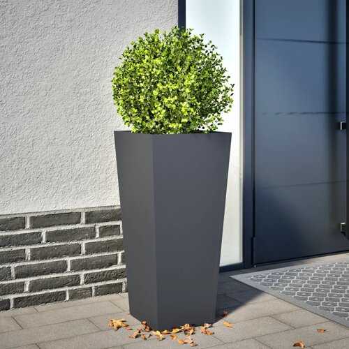 vidaXL Vrtna sadilica antracit 35x35x75 cm čelična Cijene