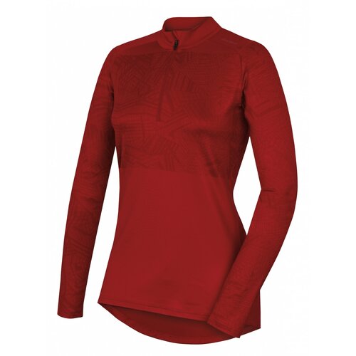Husky women's thermal t-shirt - autumn, winter Active winter long zip red Slike