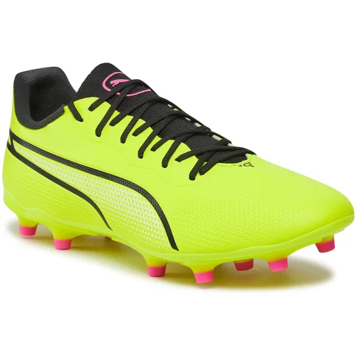 Puma Čevlji King Pro Fg/Ag 107566 05 Electric Lime/Black/Poison Pink