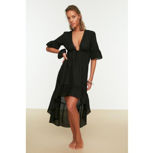 Trendyol ženska haljina Black Detailed Cene