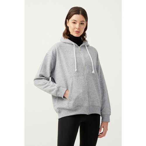 LOS OJOS Sweatshirt - Gray - Oversize Slike