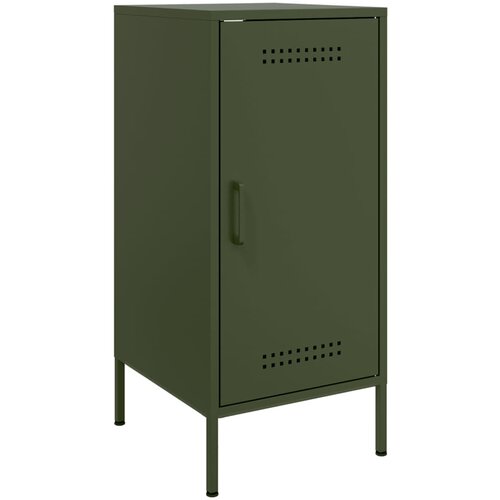 Maison Chic Komoda - Predalnik olivno zelena 36x39x79 cm jeklo, (21715717) Slike