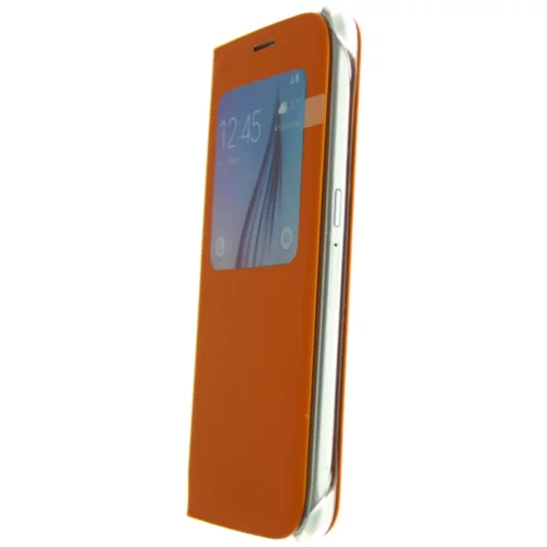 Samsung original S-View EF-CG920PLE preklopna torbica Galaxy S6 G920 oranžna