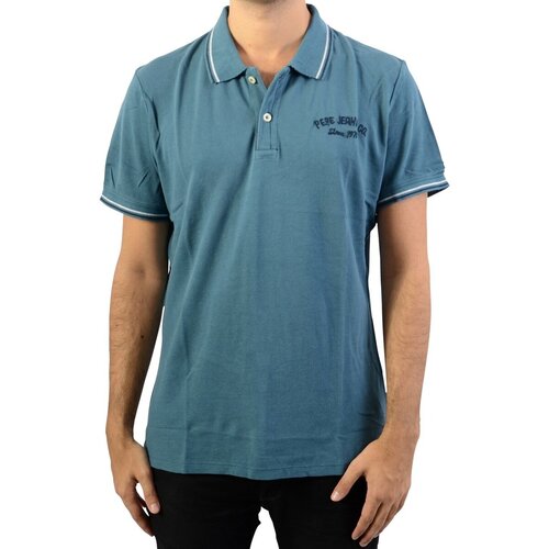 PepeJeans Polo majice kratki rokavi 118991 Modra Cene