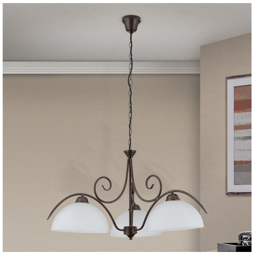 Orion luster na lancu rula 3xE27/40W/230V, prečnik 70 cm, bela/bronza Cene