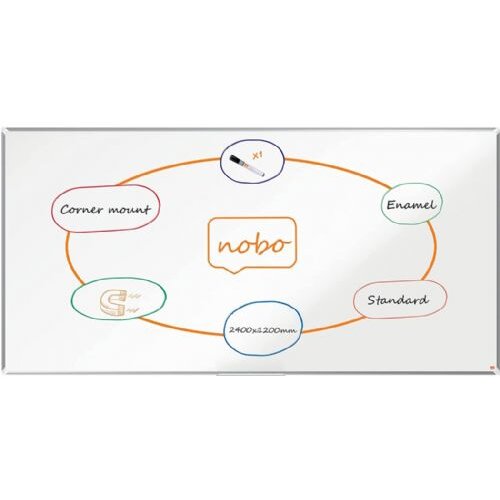 Nobo Tabla magnetna 120x240 premiumplus enamel 1915151 Cene
