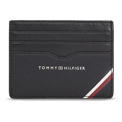 Tommy Hilfiger Etui za kreditne kartice Th Central Cc Holder AM0AM11583 Črna