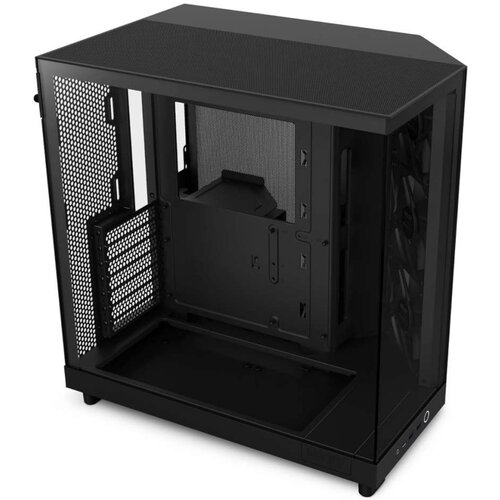 NZXT kućište atk srednji toranj h6 protok sa prozorom + bočna i gornja mreža 3kf120k protok vazduha 120 mm ventilatori, 1kusb 3.2 Tipec, 2k usb Cene