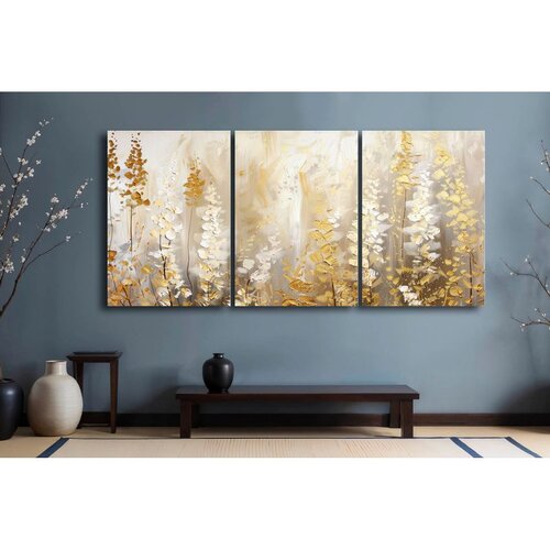 WALLXPERT 3P70100C008 Multicolor Decorative Canvas Painting (3 Pieces) Cene