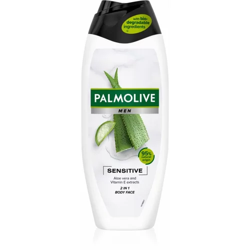 Palmolive Men Sensitive osvežilni gel za prhanje za občutljivo kožo 500 ml za moške