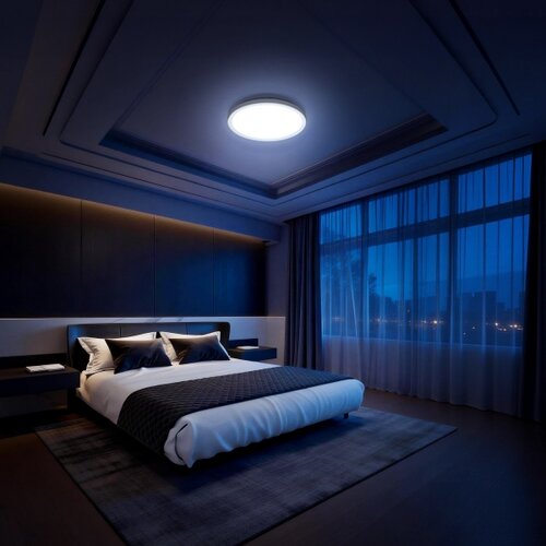Aigostar LED RGBW prigu&amp;scaron;iva stropna svetiljka LED/36W/230V 3000-6500K bela + daljinski upravljač Slike