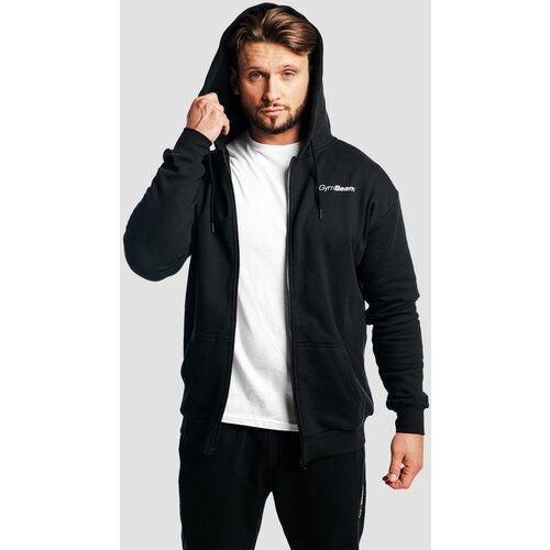 GymBeam zone zip up hoodie black 112147 Slike