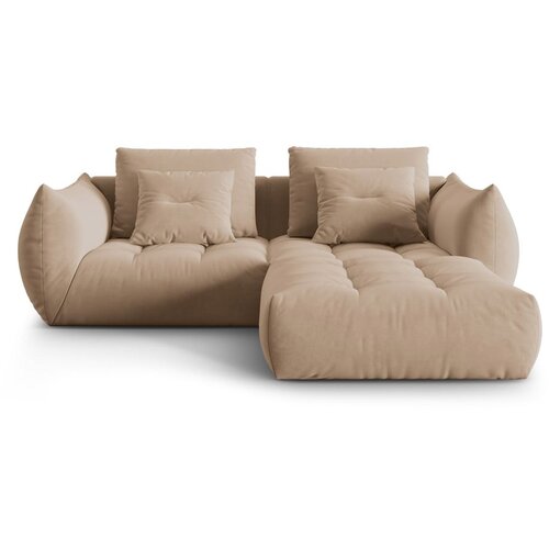 Micadoni Bež kutna garnitura od bouclé tkanine (promjenjiva) Bloom – Home Cijene