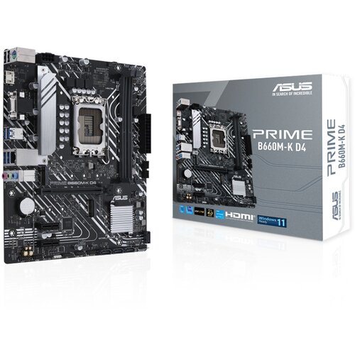 Asus MB PRIME B660M-K D4;Intel B660;LGA1700;2xDDR4;RAID;VGA,HDMI,mATX Slike