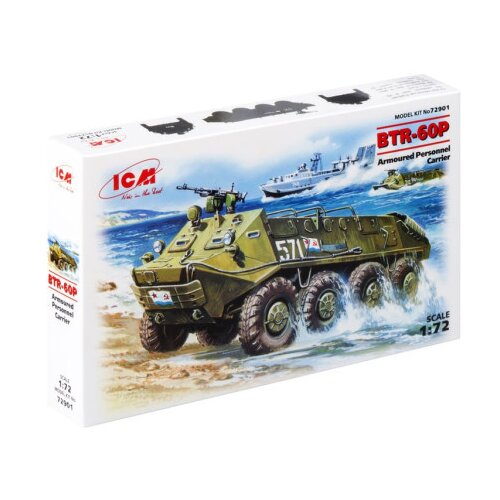 ICM Model Kit Military - BTR-60P, Armoured Personnel Carrier 1:72 ( 060918 ) Cene