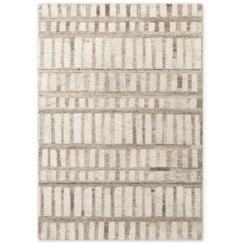 Vikosa Kremno bela ročno tkana volnena preproga 120x180 cm Boho 1.0 Linara &ndash; Cene