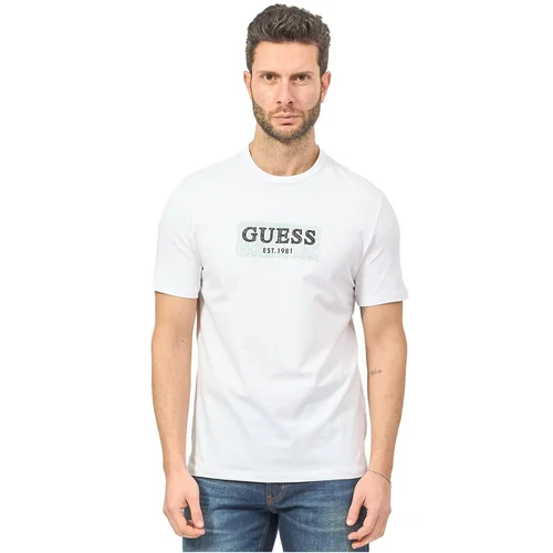 Guess Majice s kratkimi rokavi M5GI19 J1314 Bela
