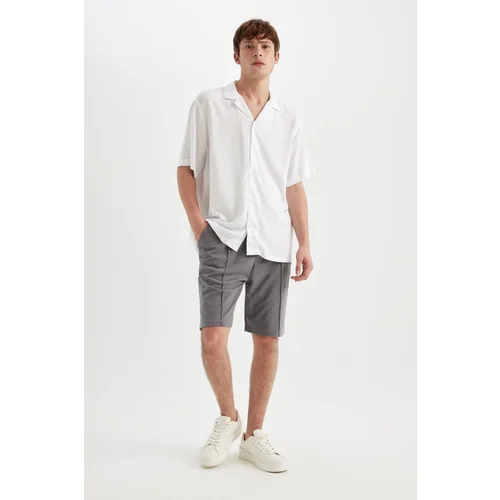 Defacto Relax Fit Combed Cotton Bermuda Shorts