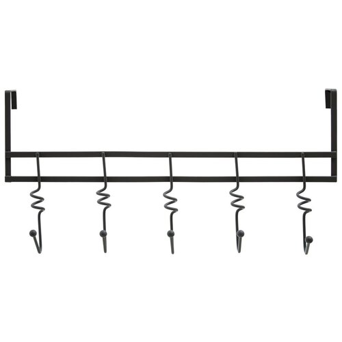 Premier Housewares Crna metalna vje&amp;scaron;alica za vrata 46 cm Jaxen &amp;ndash; Slike