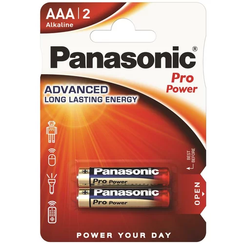 Panasonic baterije LR03PPG/2BP Alkaline Pro Power