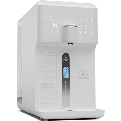 Klarstein AquaLine 6L, pročistač vode, filtracija u 5 stupnjeva, volumen 6 l, HD ekran osjetljiv na dodir, 6 temperatura vode, bijela Cijene