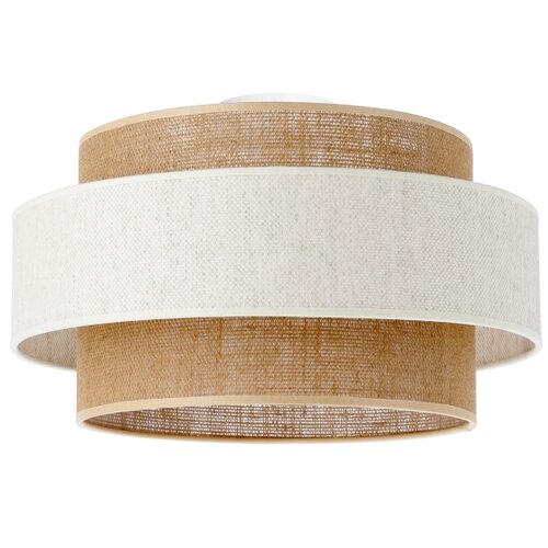  plafonsko svetlo boho 1xE27/60W/230V prečnik 40 cm krem/juta Slike