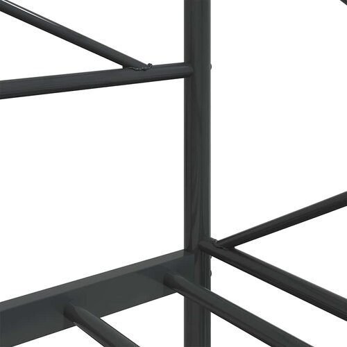  Dnevni krevet bez madraca crni 75x190 cm čelik Slike
