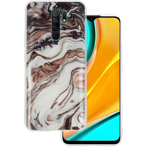 Karl Lagerfeld Silikonska sjajna futrola Marble za Xiaomi Redmi 9 - Vi&scaron;ebojna 1 Cijene