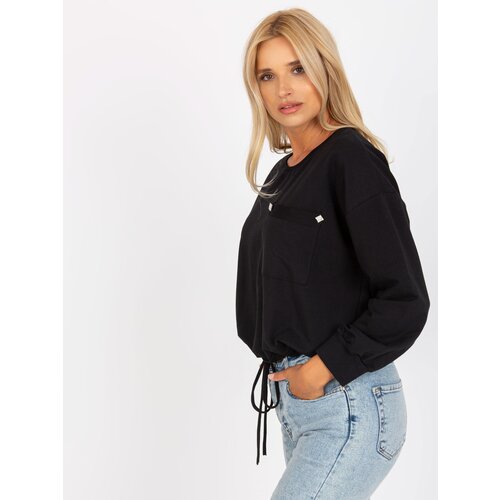 RUE PARIS Sweatshirt-RV-BL-8066.32P-black Cene