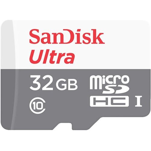 San Disk spominska kartica Ultra, microSDXC, 32GB, UHS-I, z adapterjem SDSQUNR-032G-GN6TA Cene