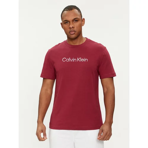 Calvin Klein Majica Degrade Logo K10K112501 Rdeča Regular Fit