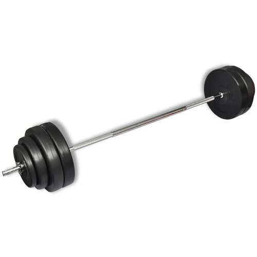 vidaXL Palica za uteži z utežnimi ploščami 60 kg Cene
